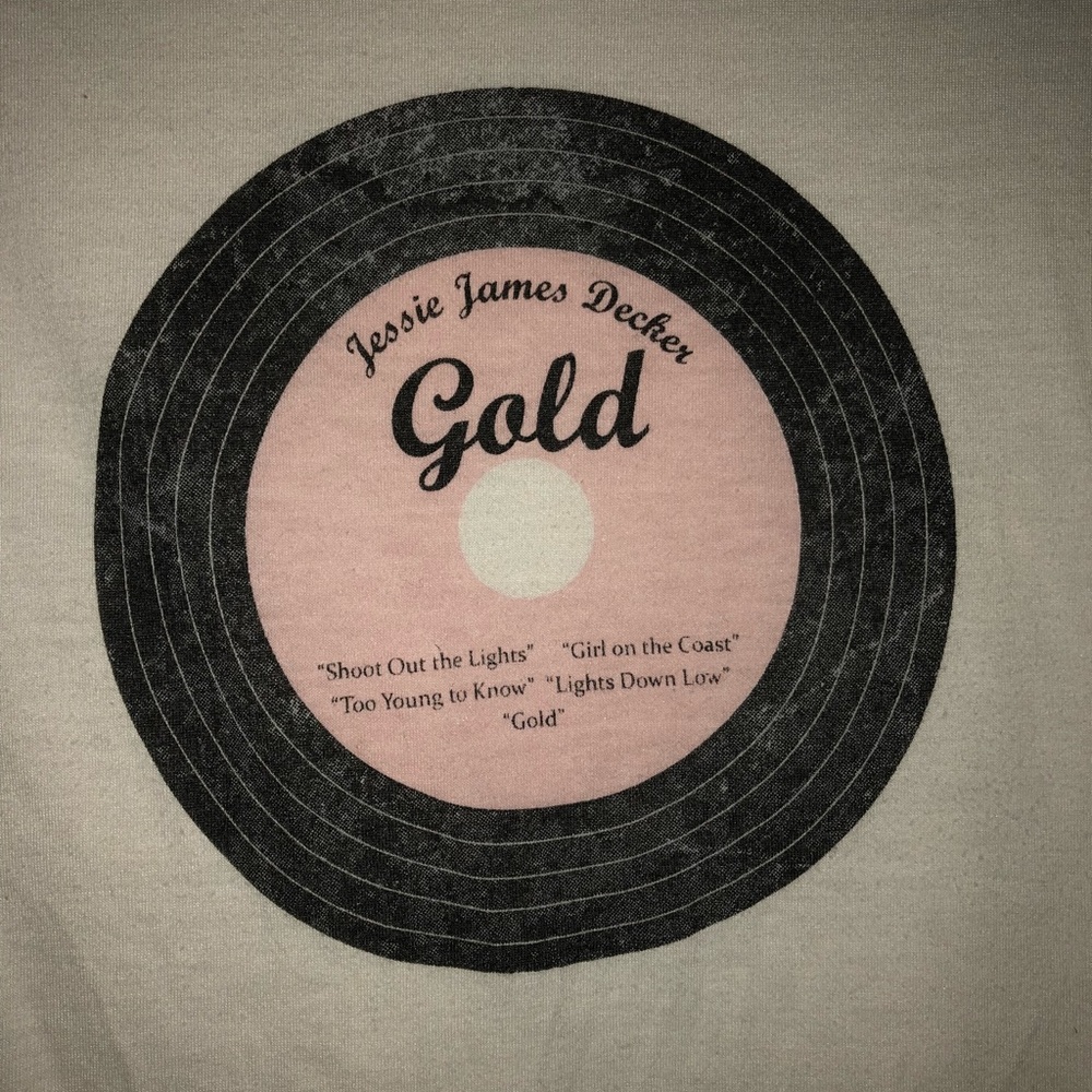 Kittenish Gold Record Tee Jessie James Decker